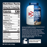 Boîte Dymatize Elite Casein Cookies & Cream 4 lb, 53 portions pratiques