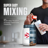Dymatize ISO100, emballage-20-portions, solution pratique pour les routines quotidiennes.