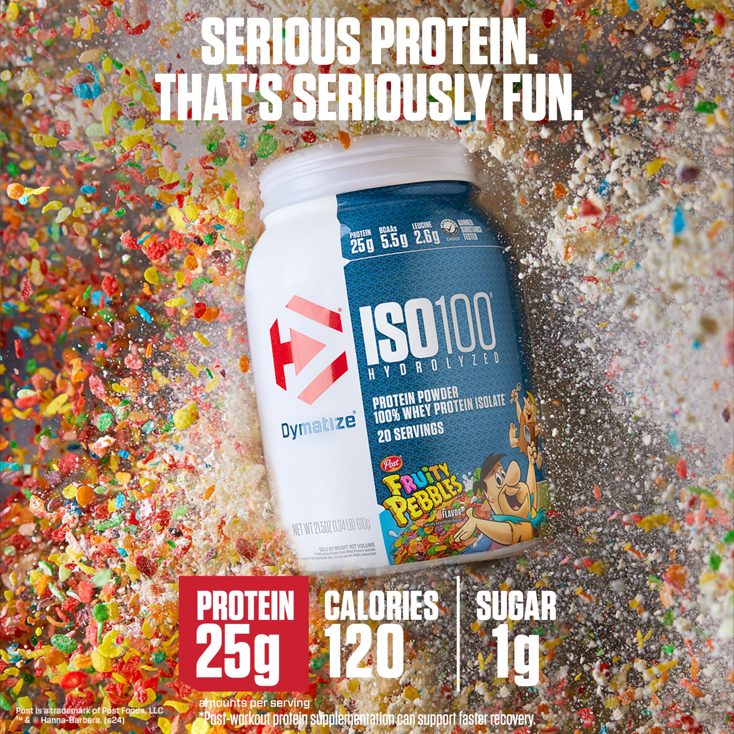 Cuillère de dosage ISO100 Fruity Pebbles pour une portion précise