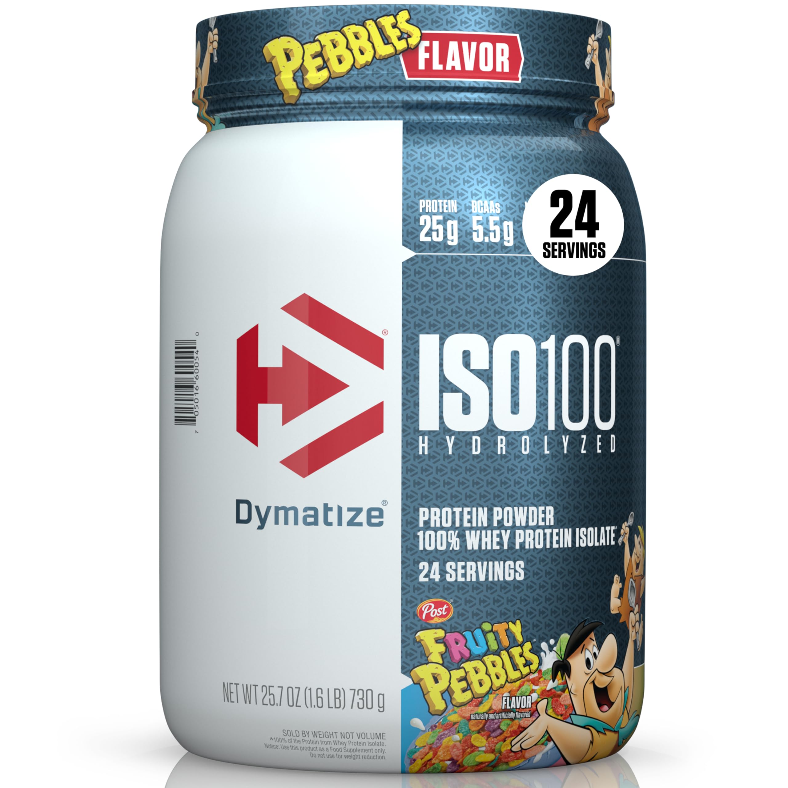 Flacon ISO100 Fruity Pebbles prêt à mélanger après entraînement