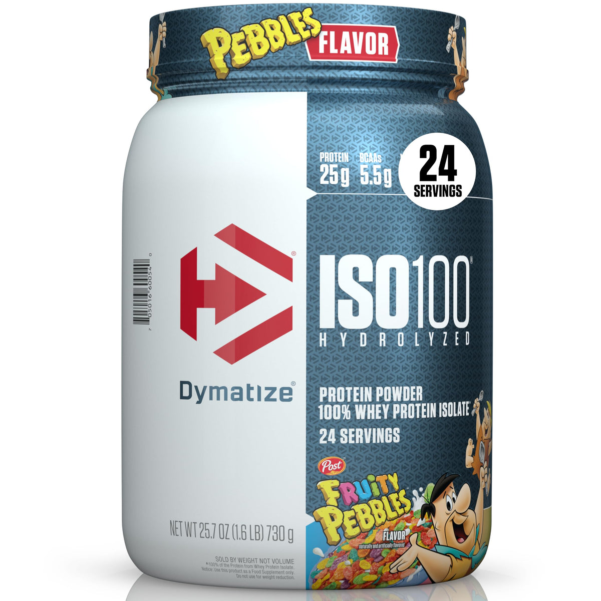 Flacon ISO100 Fruity Pebbles prêt à mélanger après entraînement