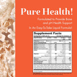 Dynamic Health Complexe calcium de corail — versement du liquide facilitant l’absorption.