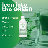 Dynamic Health Chlorophylle liquide – ingrédients végétaux sans sucre ajouté et pureté.