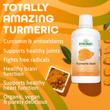 Dynamic Health Turmeric Gold – test en laboratoire assure qualité et pureté.