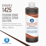 Étiquette Dynarex Povidone-Iodine, repérage facile pour une utilisation précise