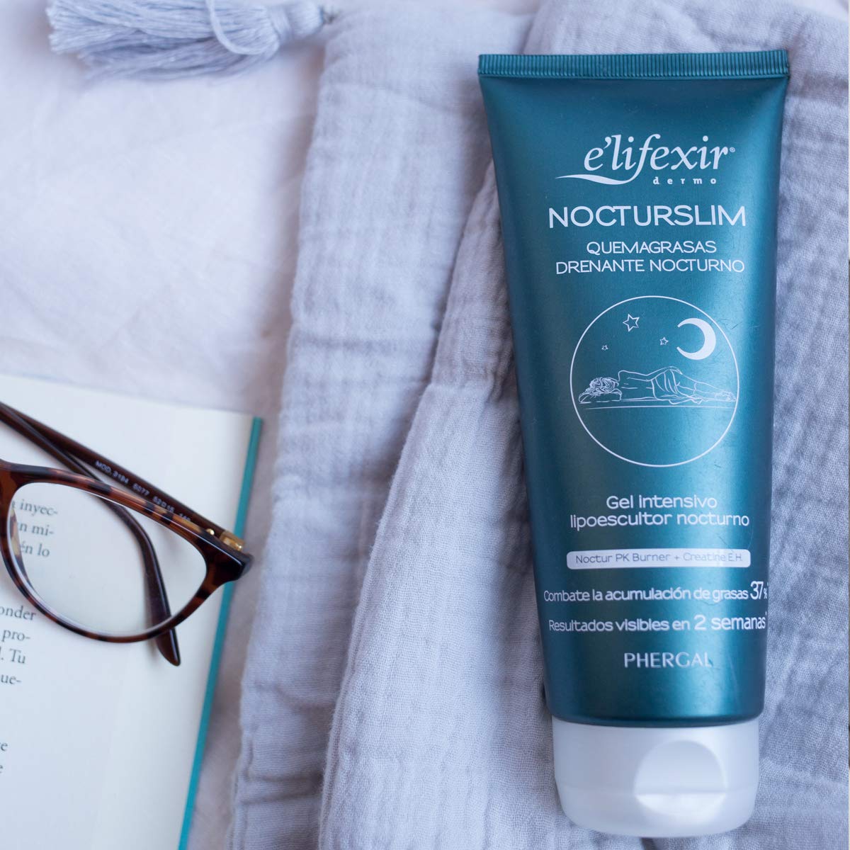 E'LIFEXIR Nocturslim propose une action nocturne ciblée pour contour plus ferme.