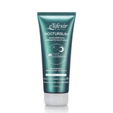 Gel E'LIFEXIR Nocturslim sur flacon, soutien nocturne pour la circulation et un contour plus net.