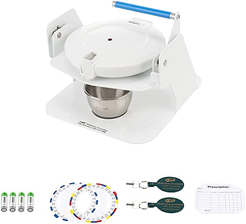 e-pill MedTime Station : cuve en inox facilitant le versement sans déversement.