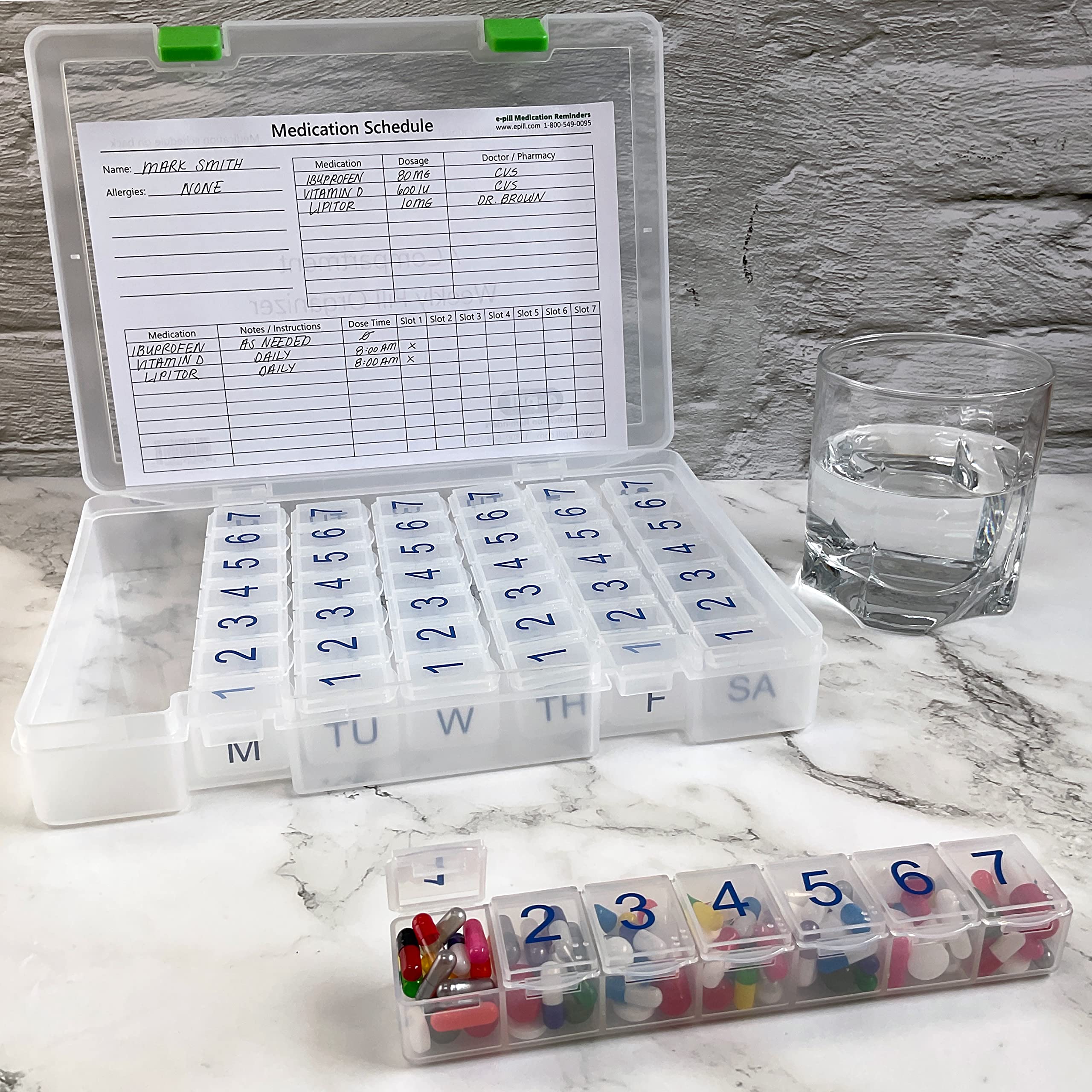 e-pill prise-dosage quotidienne : planification facile des prises