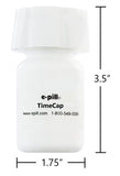 Indicateur de dose manquée sur TimeCap signale les prises non effectuées.