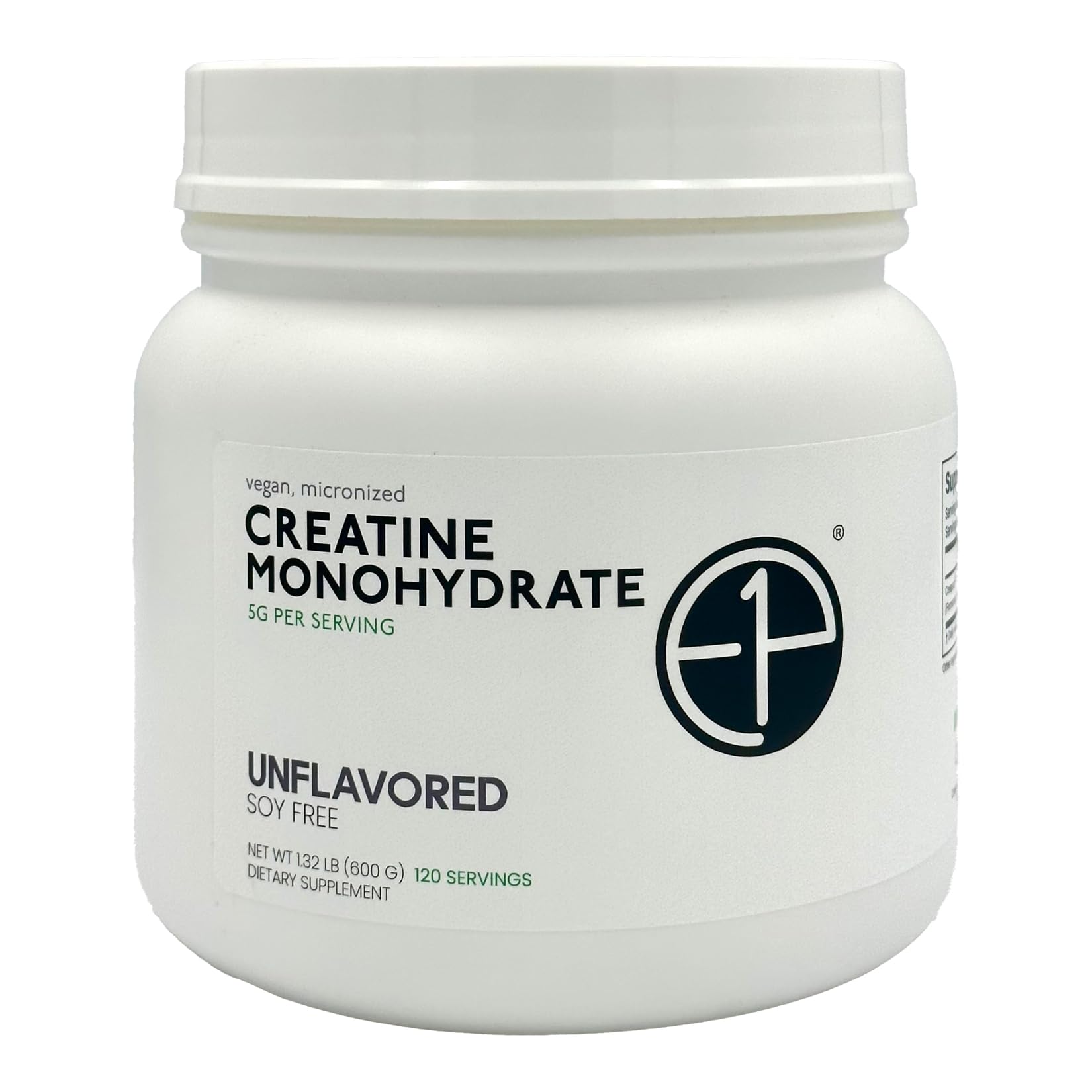 E1P Creapure Créatine Monohydrate, emballage avant, accès rapide et stockage pratique.