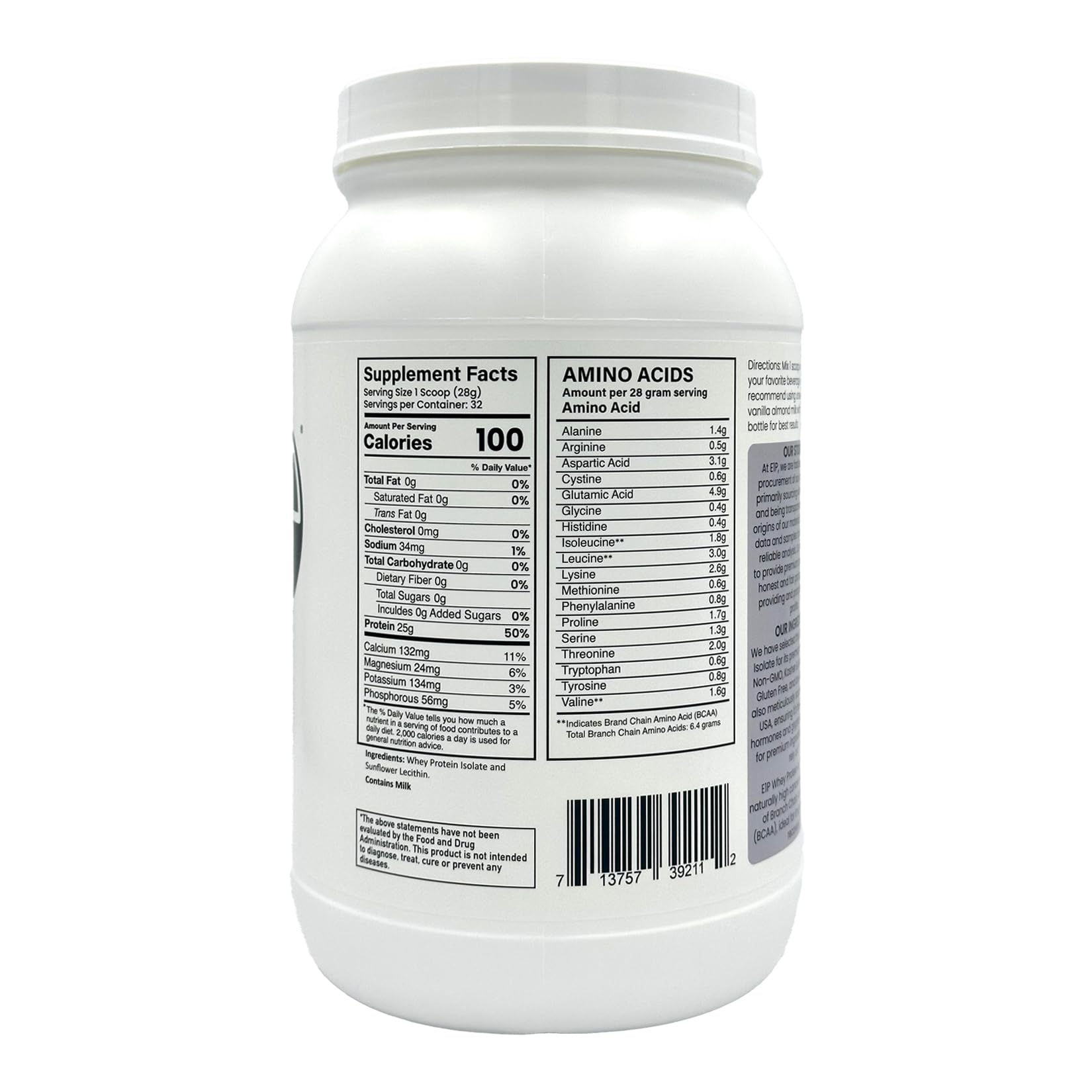 Profil en acides aminés essentiels pour soutenir la récupération musculaire.