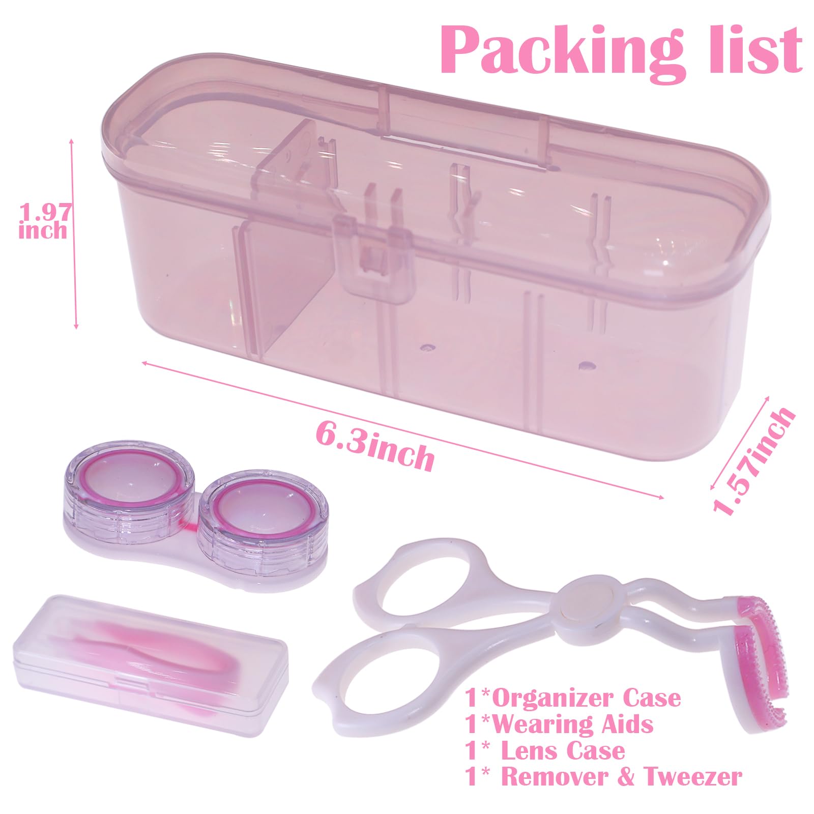 Kit voyage Eagosion – étui compact pour lentilles, pratique en déplacement.