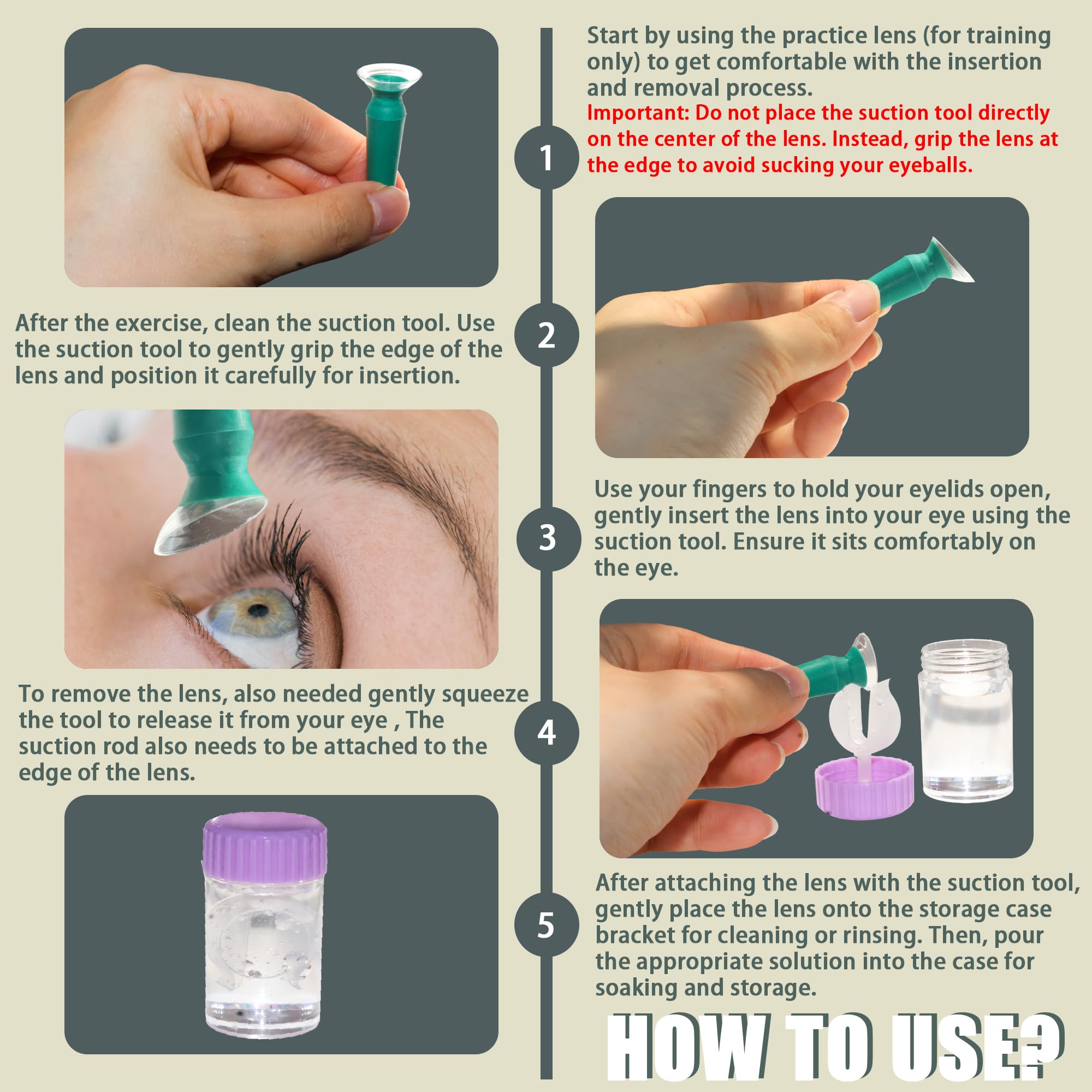 Outils compatibles lentilles sclérales et prothétiques Eagosion
