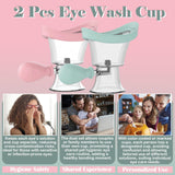 Tasse lavage oculaire ergonomique eagosion, ajustement sûr et confortable.