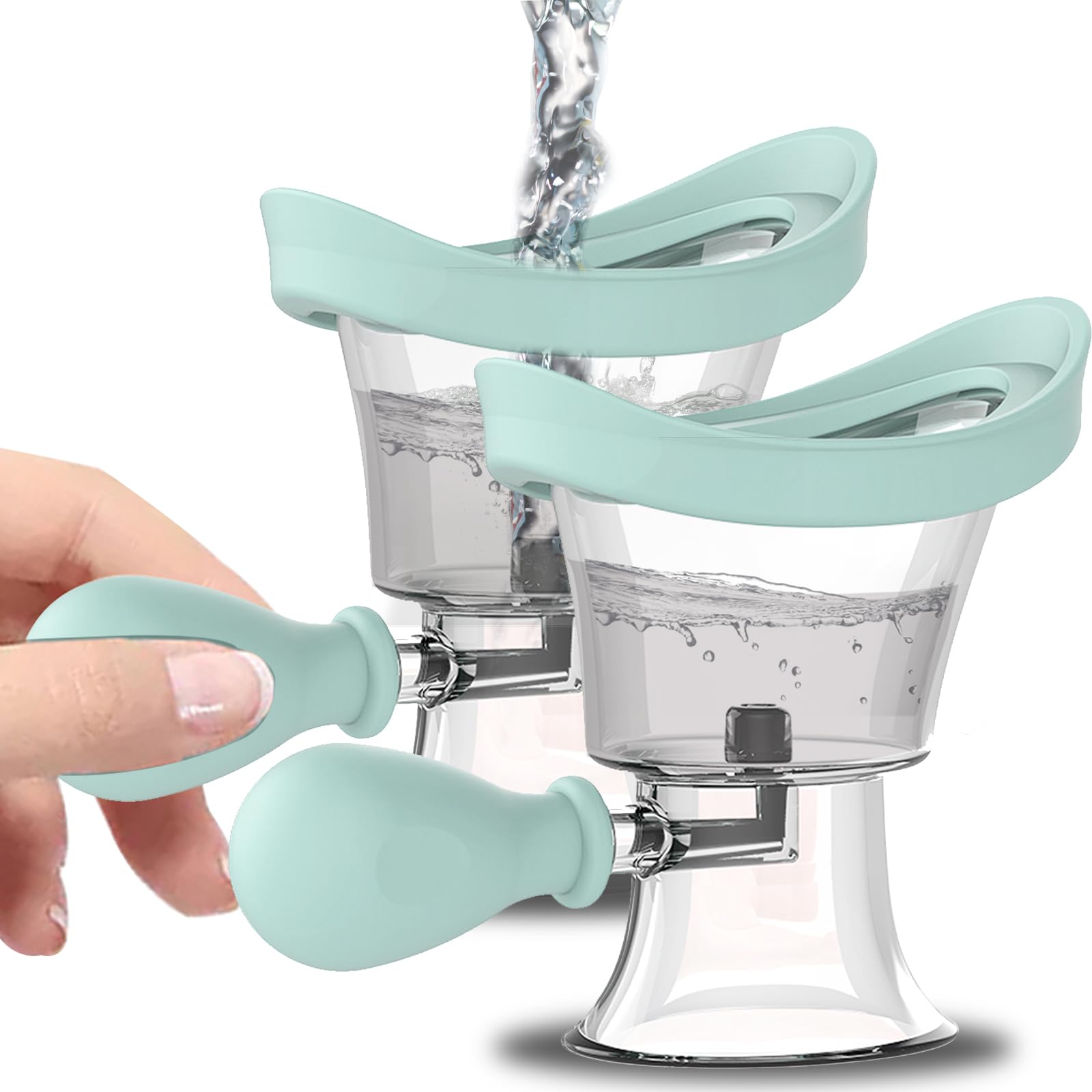 Gobelet Eagosion 2 pack prêt à l’emploi pour rinçage rapide des yeux