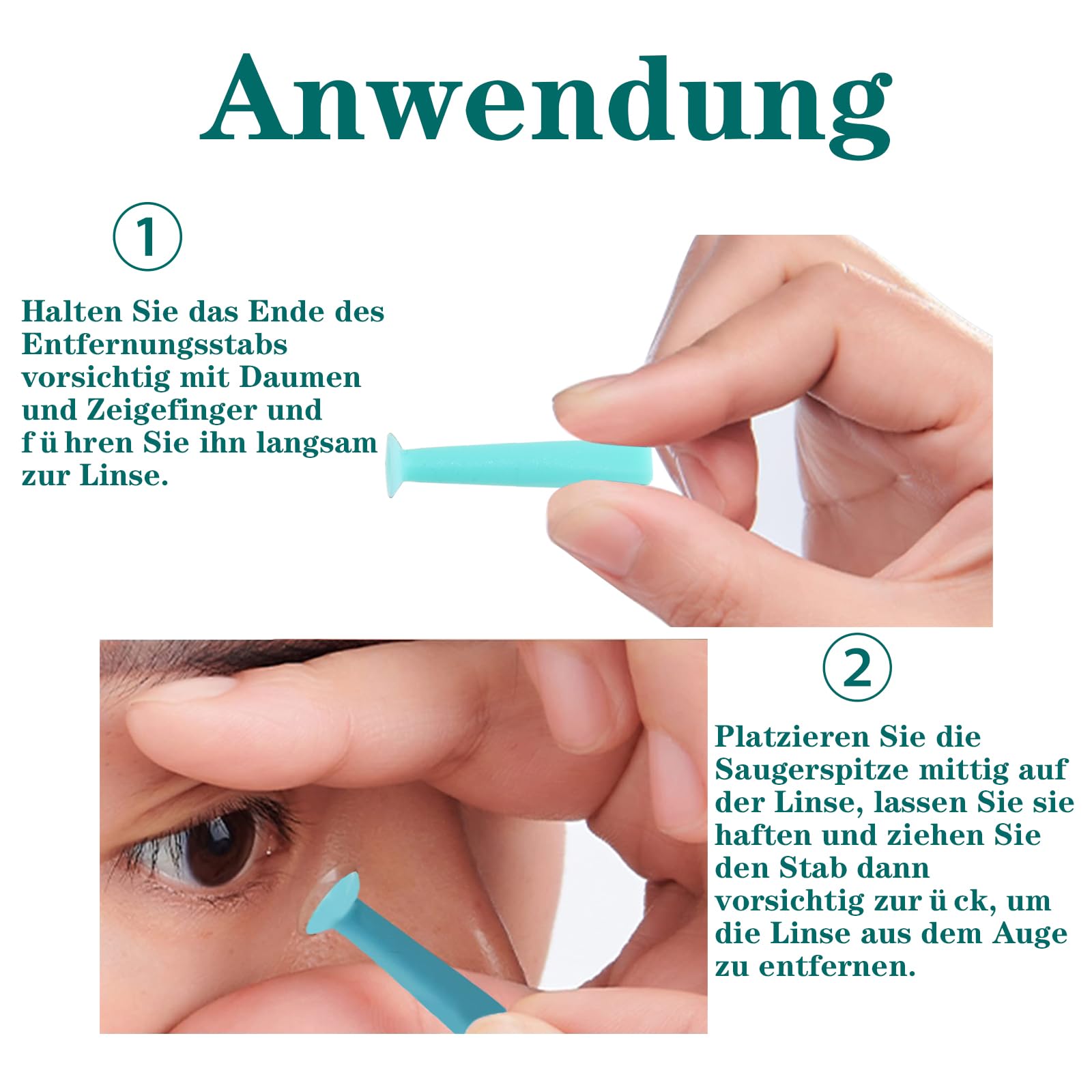 Utilisation compacte eagosion pour lentilles dur, voyage et maison.