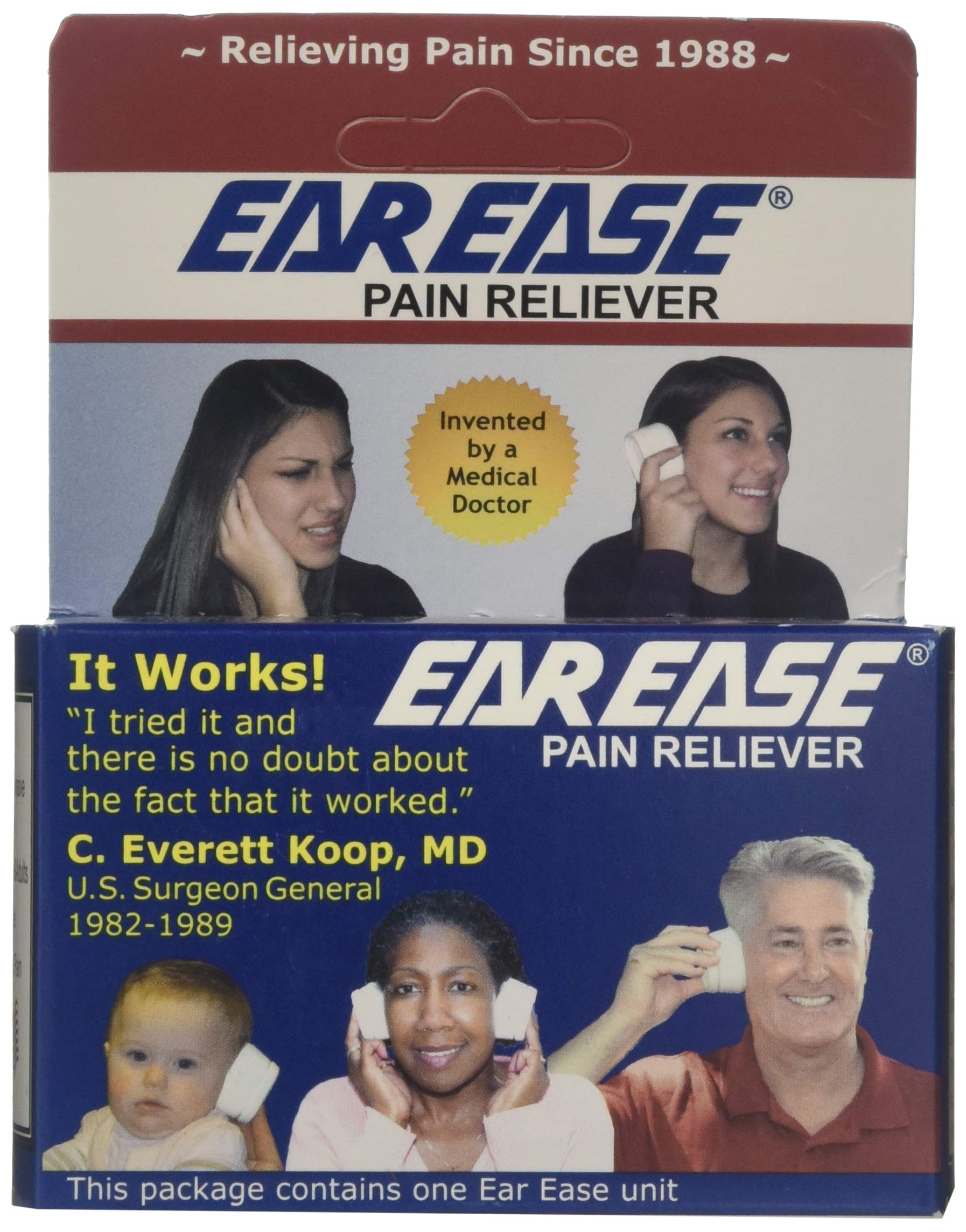 Ear Ease: application-chaleur pour soulager rapidement une douleur d'oreille.