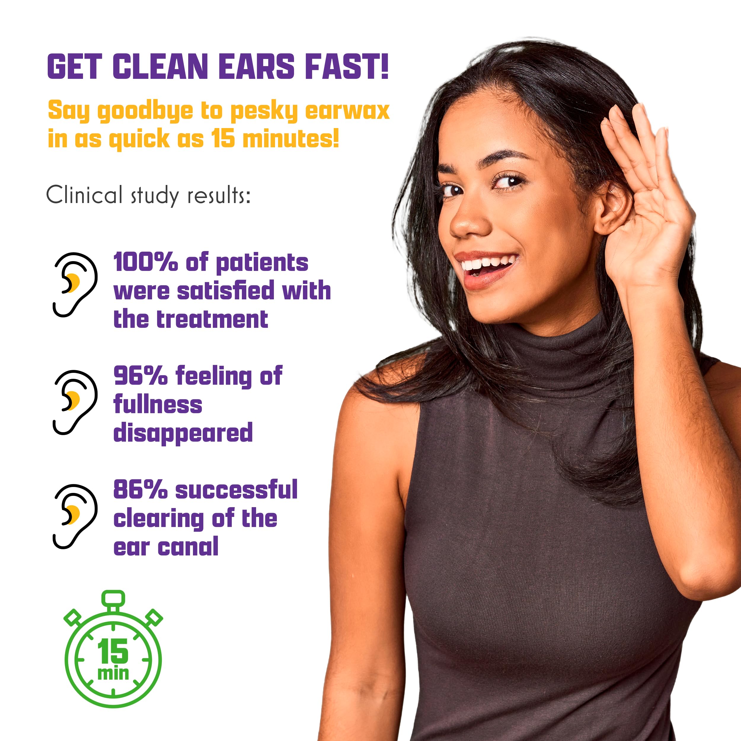 EOSERA Ear Wax MD gouttes en flacons de 1,5 mL, utilisation individuelle.