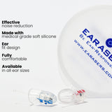 EARasers bouchons d'oreille pour usage en concert et DJ, réutilisables et confortables.