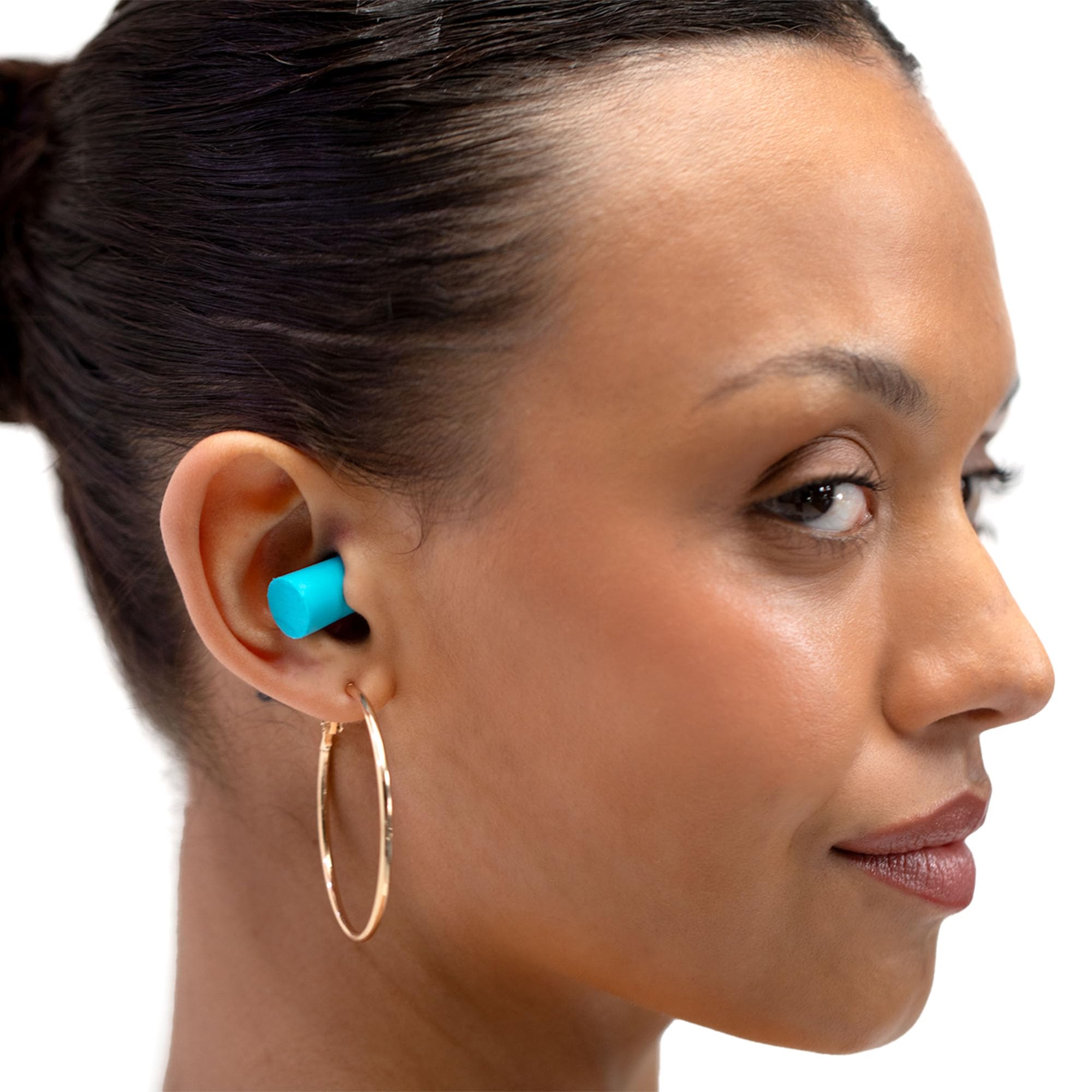 Boîte portable Eargasm protégeant les bouchons d’oreille et facilitant le transport.