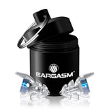 Bouchons d'oreilles Eargasm bleus pour petites oreilles, protection confortable et claire