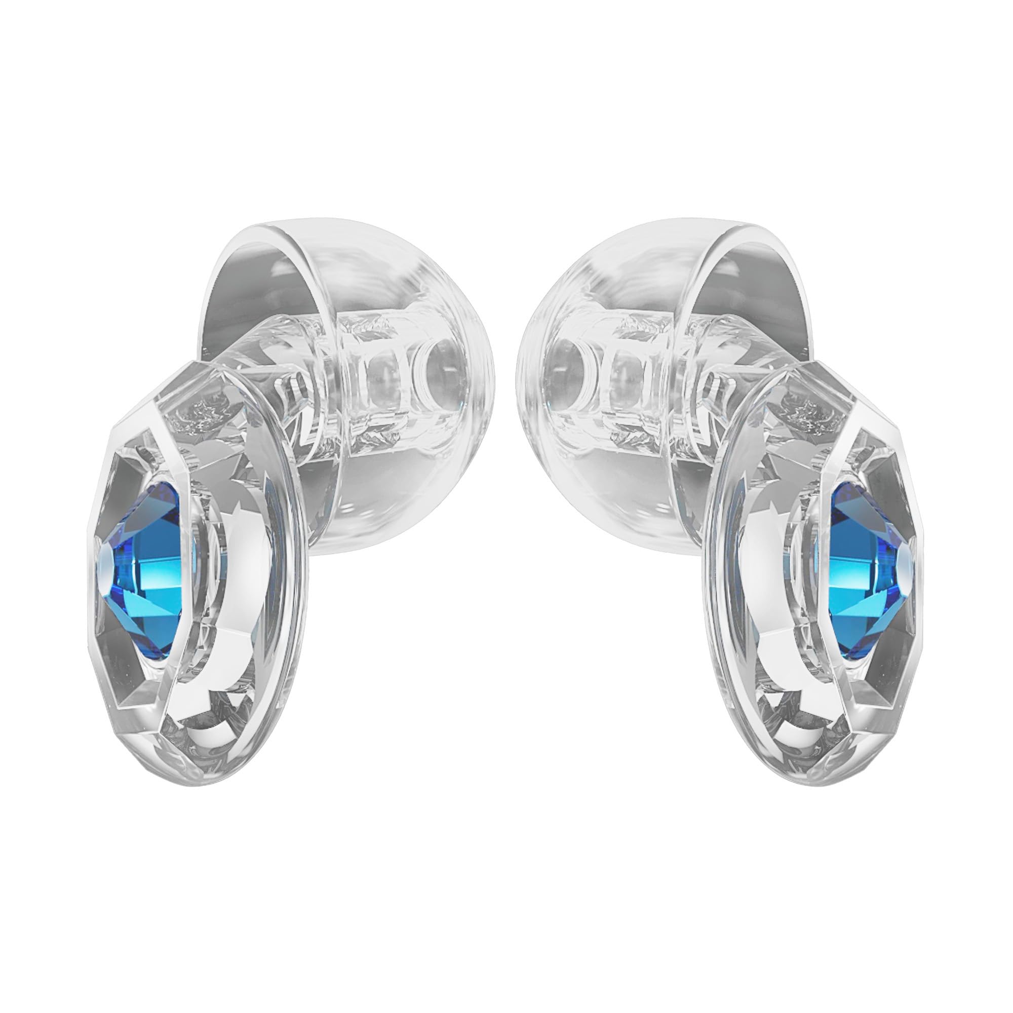 Eargasm Clicks bouchons d'oreilles avec plaques gemmées, protection auditive élégante et ajustable