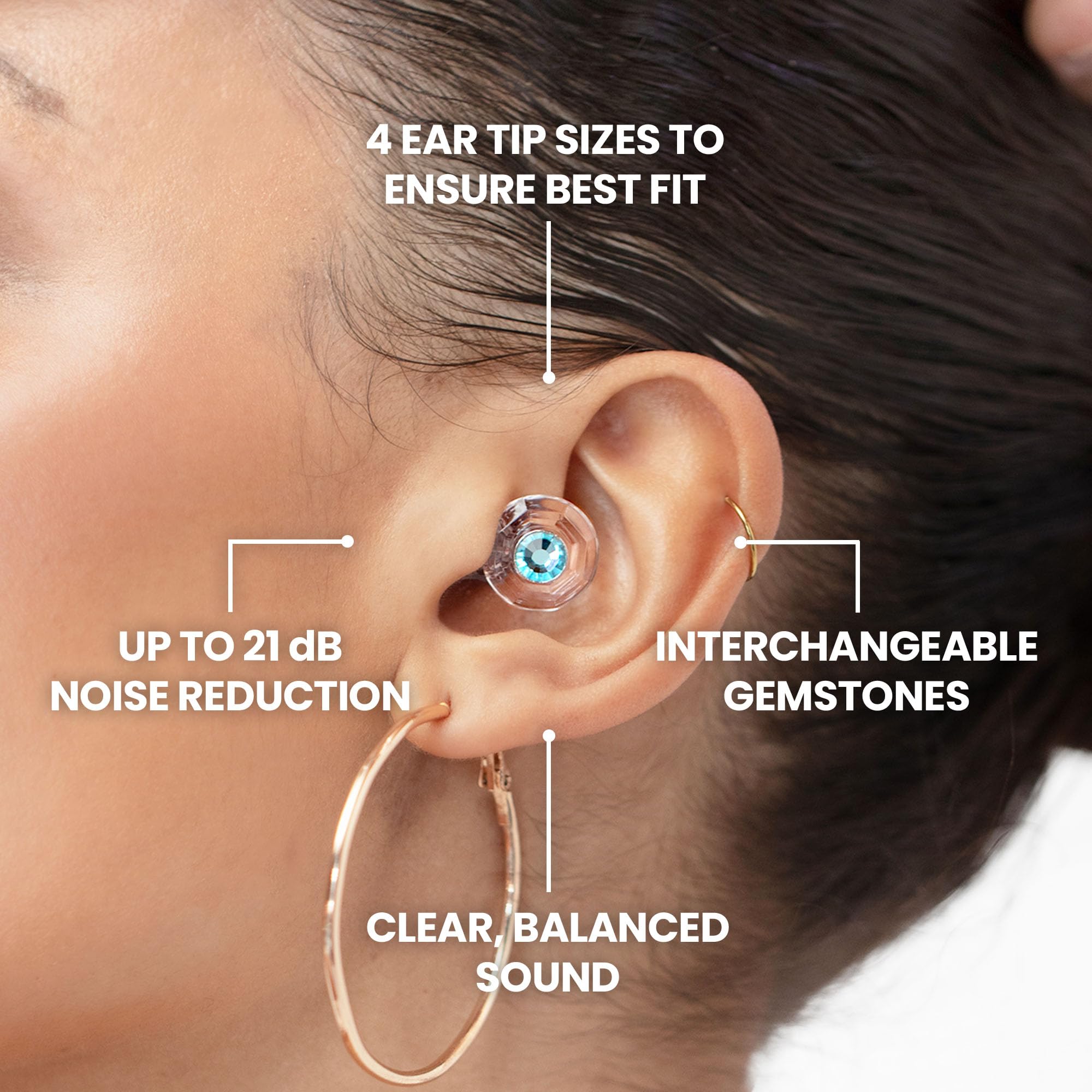 Eargasm Clicks étui en aluminium étanche pour ranger en sécurité