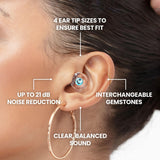 Eargasm Clicks étui en aluminium étanche pour ranger en sécurité