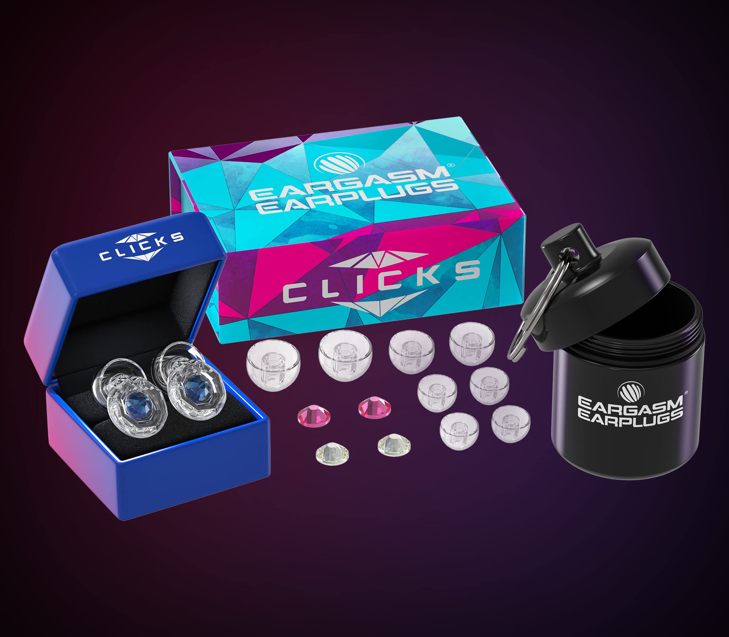 Eargasm Clicks pour moto et sports, réduction du bruit et confort