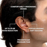 Étui en aluminium compact Eargasm pour protéger les bouchons pendant le voyage.