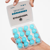 Eargasm Squishies bleu – étanchéité et NRR 22 dB: réduction du bruit.