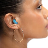 Eargasm Squishies bleu – moule silicone: confort personnalisé pour chaque oreille.