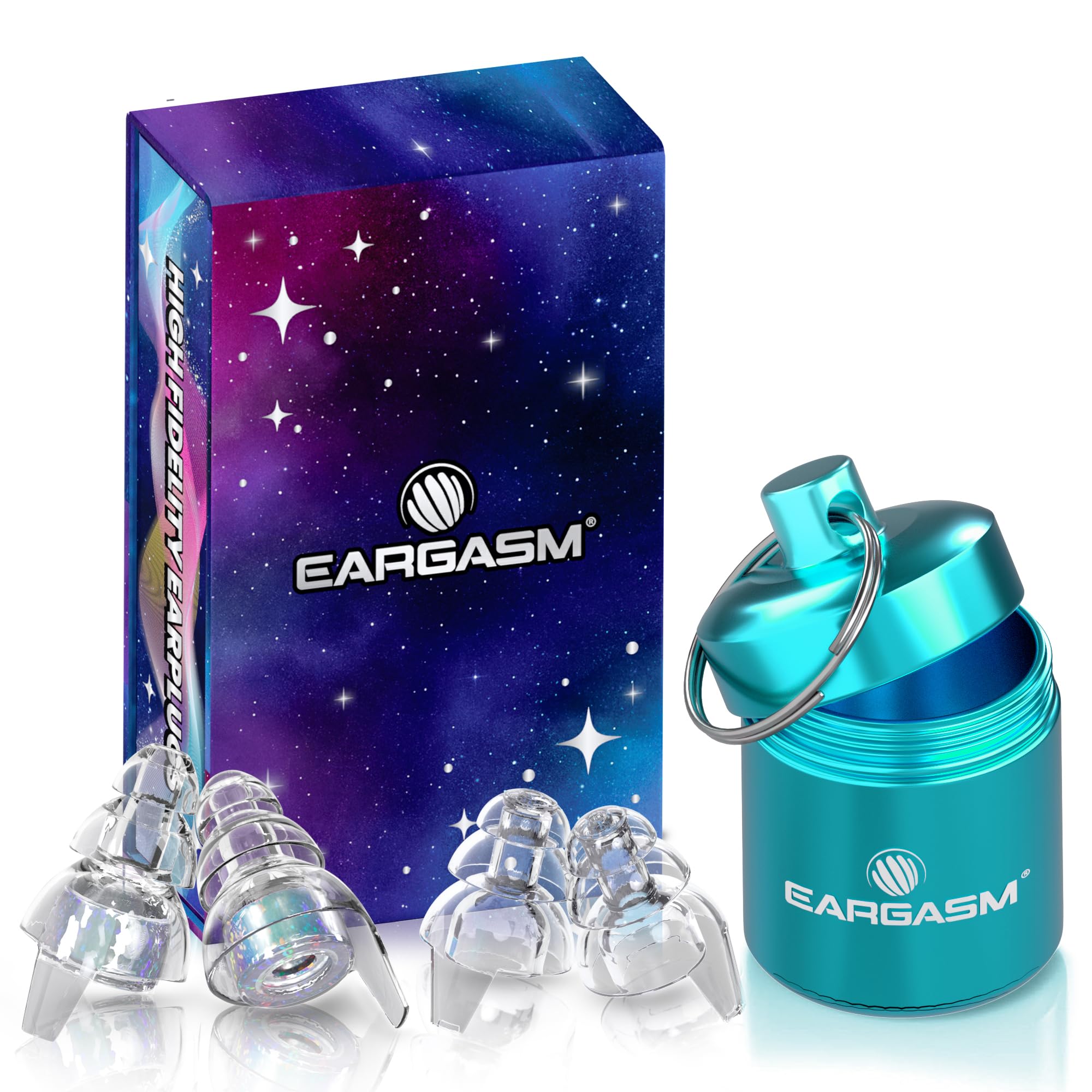 Etui design cosmique Eargasm Supernova pour rangement cadeau