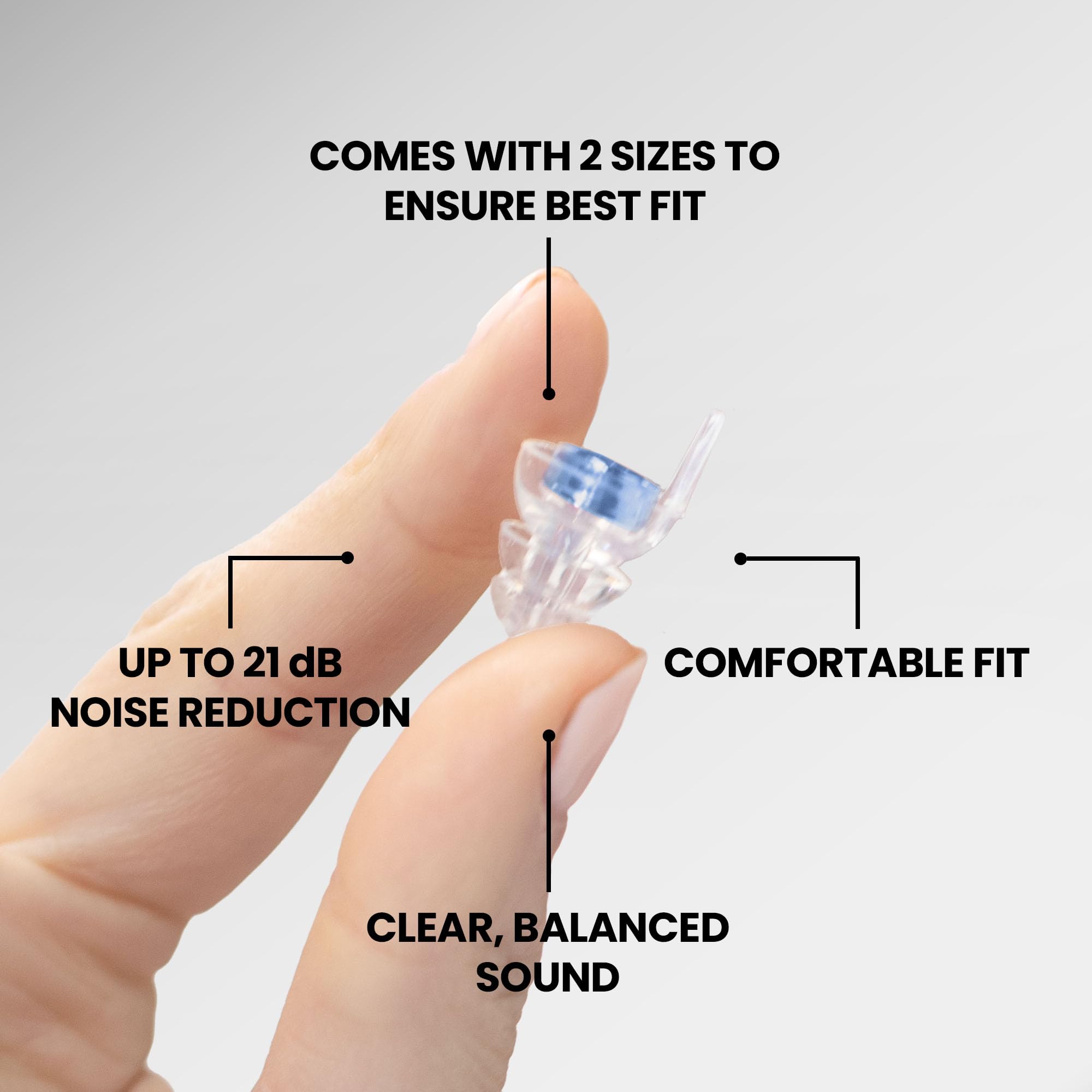 Utilisation lors de concerts et festivals avec Eargasm bleus