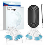 EARHOPE bouchons d'oreilles concert en silicone doux pour confort prolongé