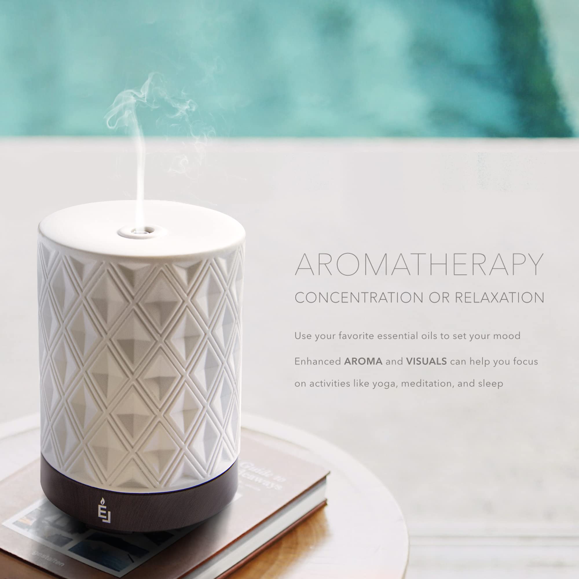 Diffuseur Earnest Living avec aromathérapie, parfum subtil pour rééquilibrer l’espace