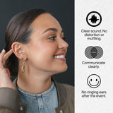 EarPeace filtre haute réduction pour concerts à volume élevé