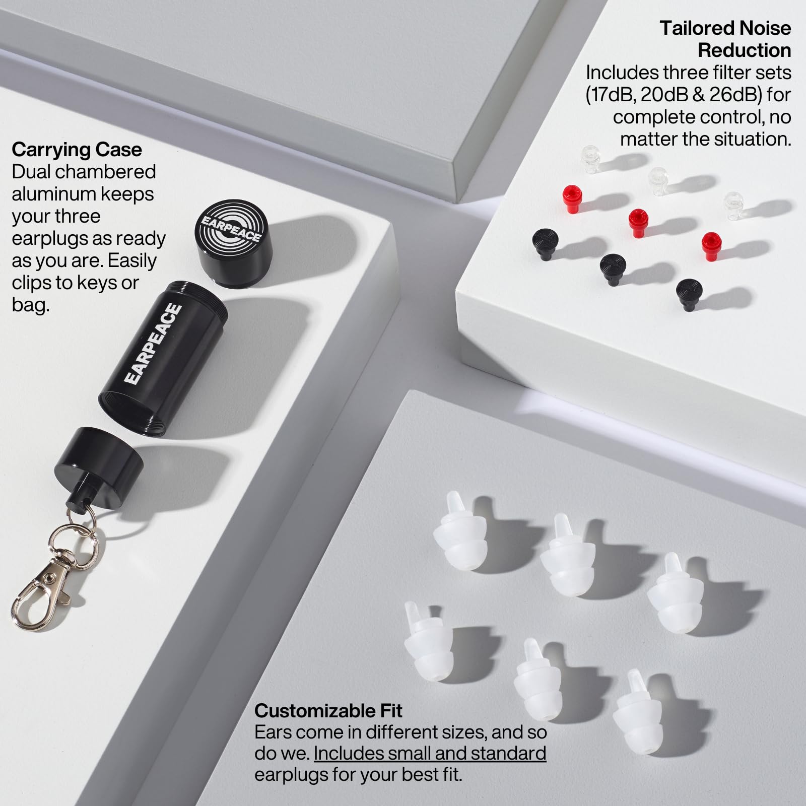 EarPeace filtre maximal pour protection auditive optimale en scène