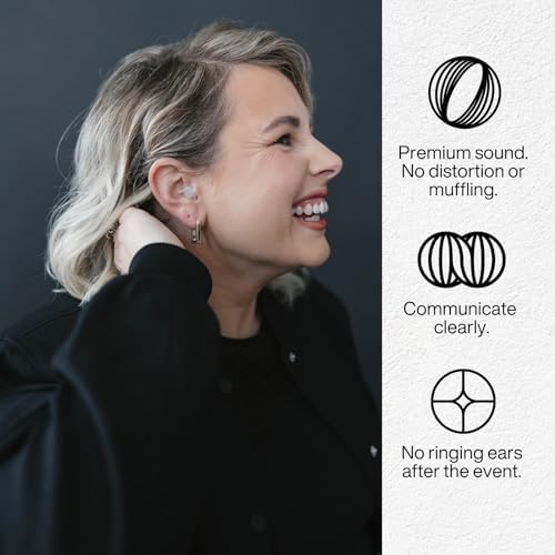 EarPeace Music PRO : design Contour breveté pour un ajustement sûr.