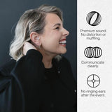 EarPeace Music PRO : design Contour breveté pour un ajustement sûr.