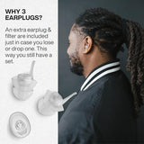 EarPeace Music PRO : étui compact et ensemble de filtres pour voyager.
