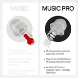 EarPeace Music PRO : hypoallergénique et réutilisable pour peaux sensibles.
