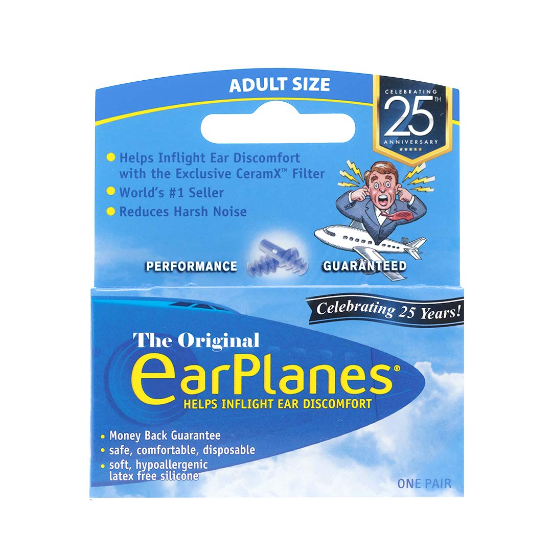 EarPlanes bouchons d’oreilles avant vol, confort et régulation de la pression