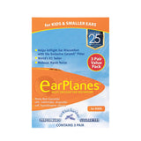 EarPlanes Original pour enfants, emballage pratique pour les voyages.