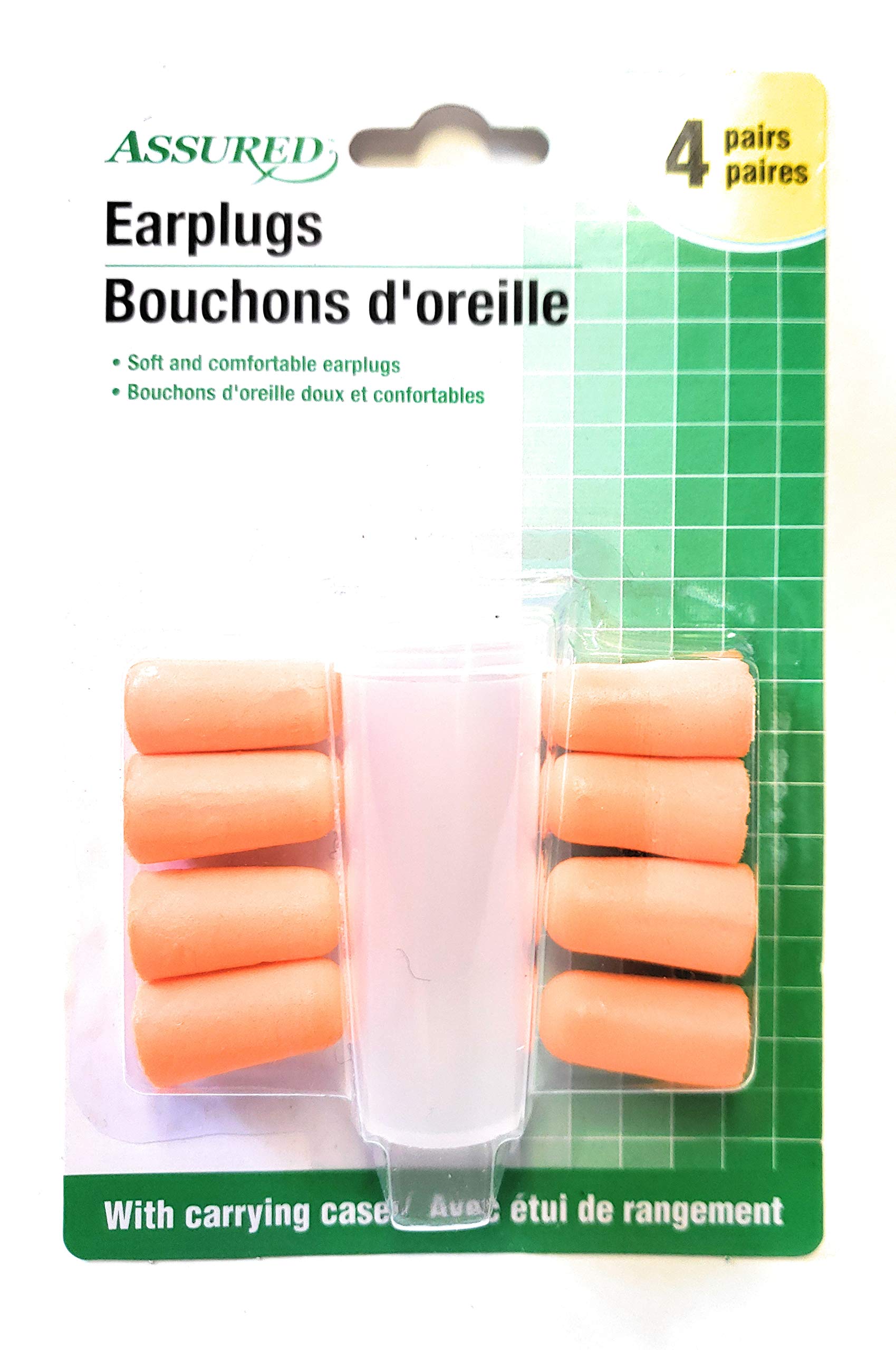 Earplugs bouchons d'oreilles, réduction bruit 30 dB, pratique en voyage et concerts.