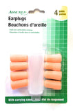 Earplugs bouchons d'oreilles, réduction bruit 30 dB, pratique en voyage et concerts.