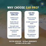 EarPro: film protecteur extérieur de l'oreille pour éviter l'eau pendant le surf.