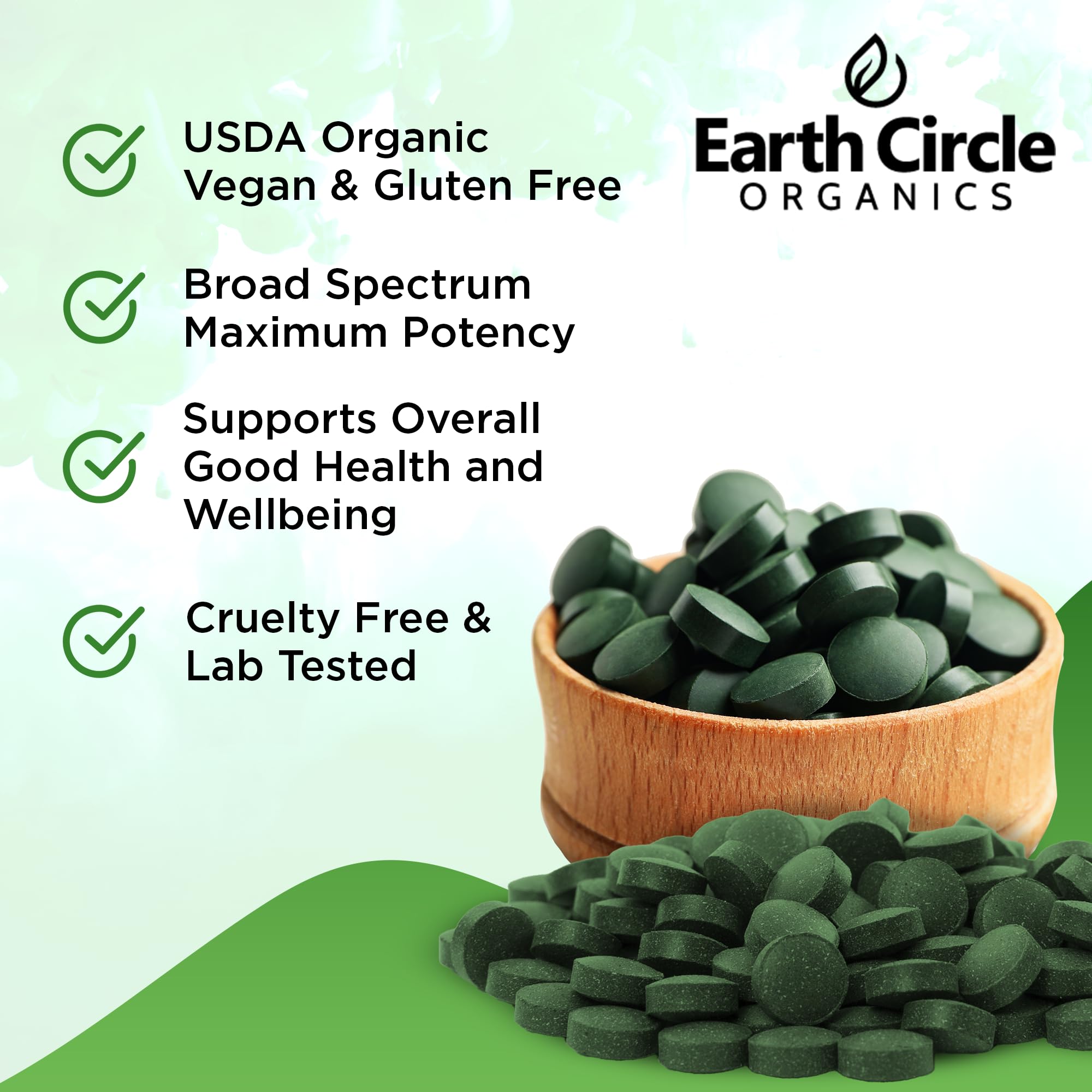 Earth Circle Organics – étiquette bio et kosher, garantissant qualité et traçabilité.