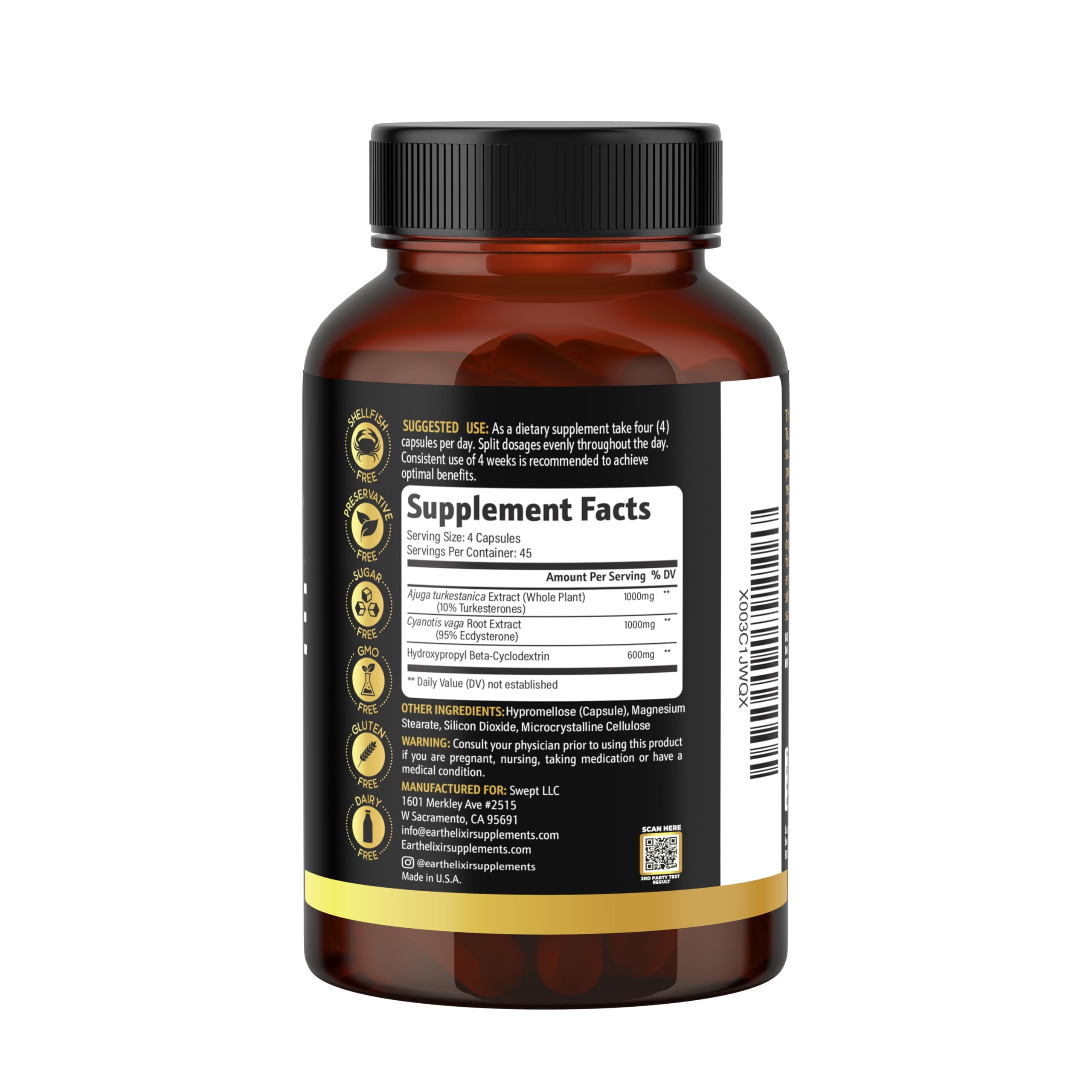 Earth Elixir controle-qualite-tiers: vérification indépendante de la qualité.